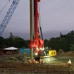 Construction of pile foundation by Rotary Method