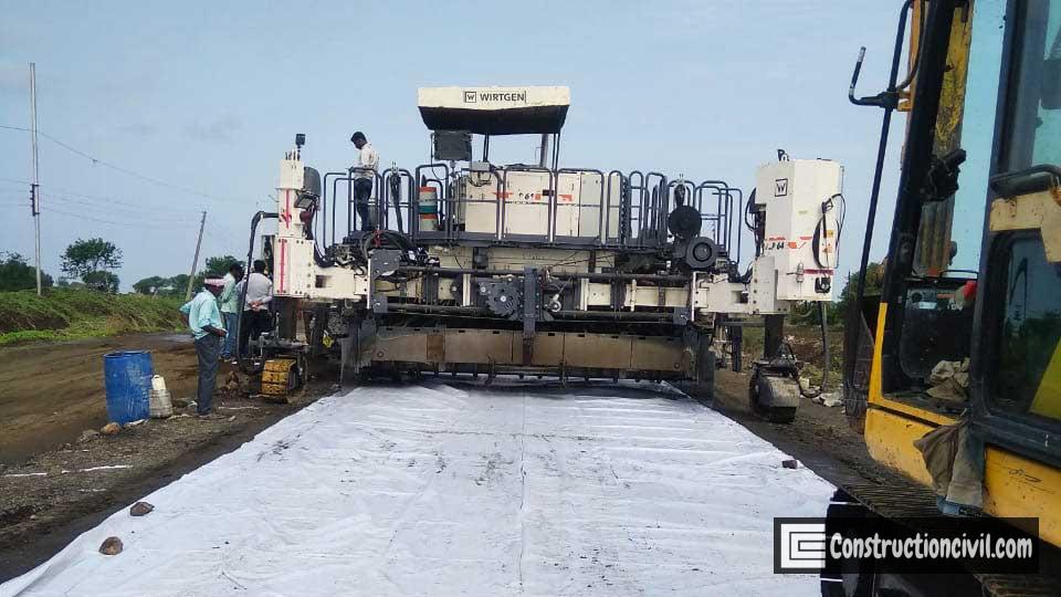 Concrete Subbase Course Laying