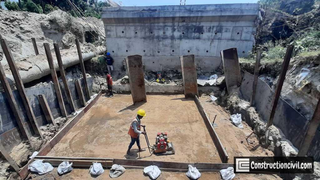 Ground improvement - Construction of Footings