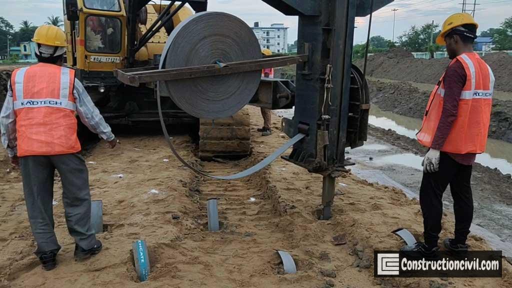 PVD Drain Installation for Ground Improvement