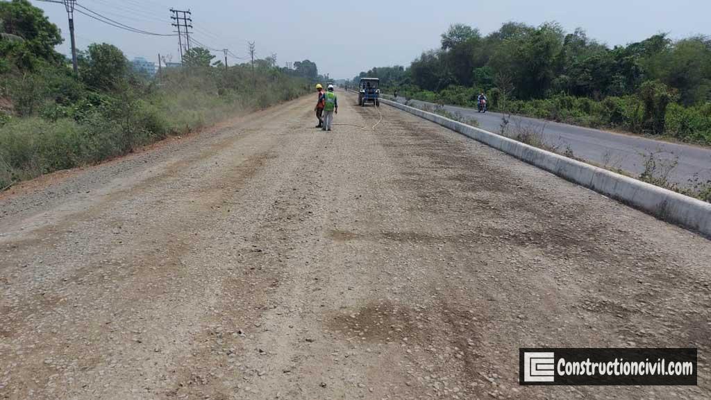 Wet Mix Macadam Construction