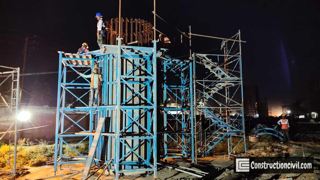 Concreting Process - Formwork Arrangements 